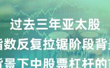 过去三年亚太股市在指数反复拉锯阶段背景下中股票杠杆的市场情绪